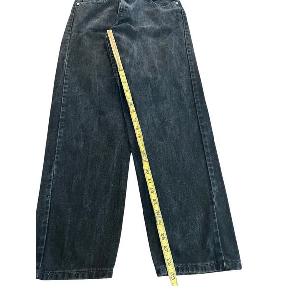 Levi's vintage paper tag 664 Black SilverTab Loose Fit Denim Jeans Size 10 - Picture 2 of 6